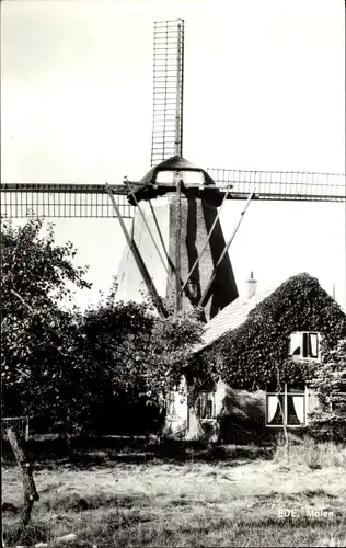 Ak Ede Gelderland Niederlande, Windmühle