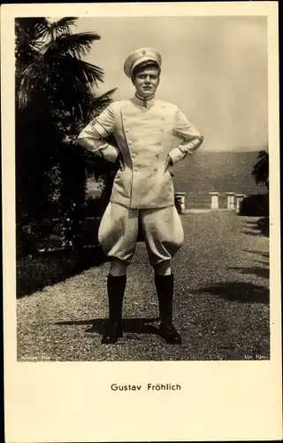 Ak Schauspieler Gustav Fröhlich, Filmszene, Uniform