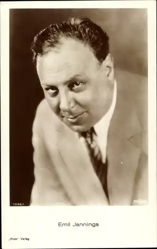 Ak Schauspieler Emil Jannings, Portrait