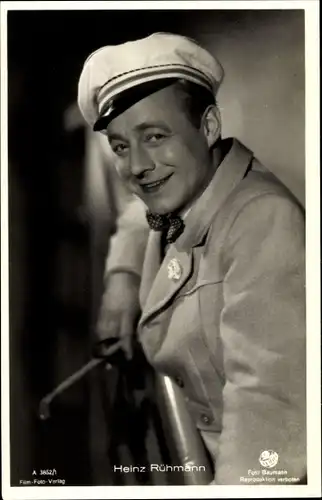 Ak Schauspieler Heinz Rühmann, Portrait, Nr. A 3852/1