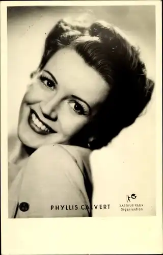 Ak Schauspielerin Phyllis Calvert, Portrait