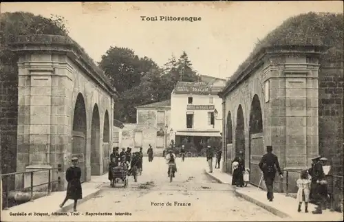 Ak Toul Meurthe et Moselle, Porte de France