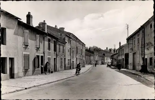 Ak Rosières aux Salines Meurthe et Moselle, Rue de Luneville