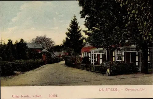 Ak De Steeg Rheden Gelderland, Blick auf das Dorf