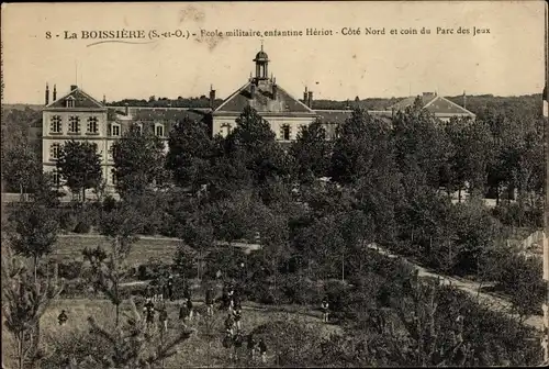 Ak La Boissière Yvelines, Kindermilitärschule Heriot, Nordküste, Spielepark