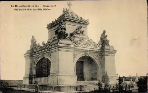 Ak La Boissière Yvelines, Grabdenkmal der Familie Hériot