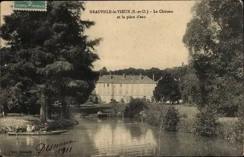 Ak Neauphle le Vieux Yvelines, Schloss