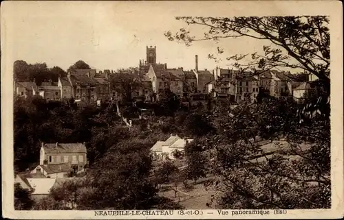 Postkarte Neauphle le Château Yvelines, Panorama