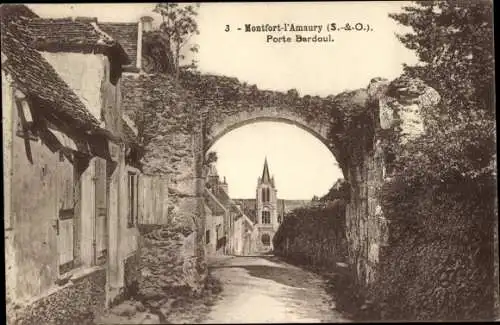 Ak Montfort l´Amaury Yvelines, Porte Bardoul