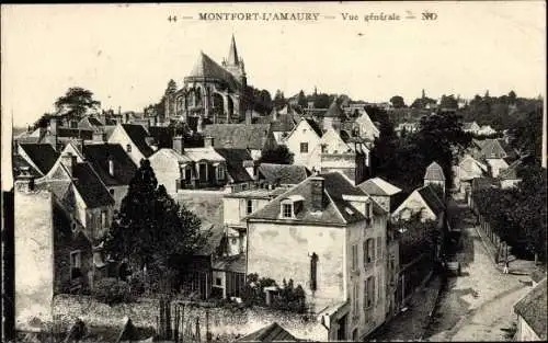 Ak Montfort l'Amaury Yvelines, Gesamtansicht