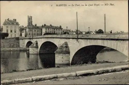 Ak Mantes Yvelines, Pont, Quai Fayol