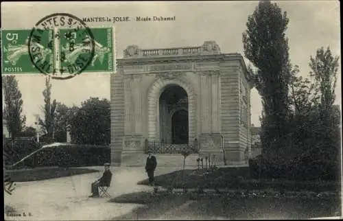 Ak Mantes la Jolie Yvelines, Duhamel Museum, Duhamel Pavilion