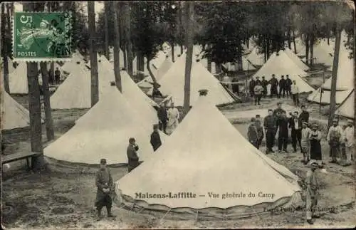 Ak Maisons Laffitte Yvelines, Camp, Gesamtansicht