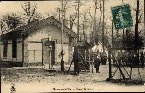 Ak Maisons Laffitte Yvelines, Camp, Eingang