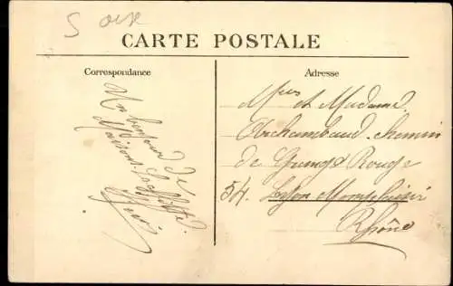 Ak Maisons Laffitte Yvelines, Camp, Eingang