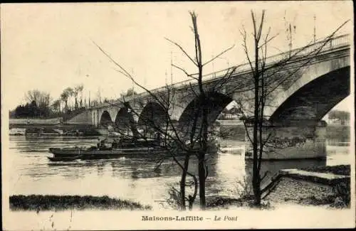 Ak Maisons Laffitte Yvelines, Pont