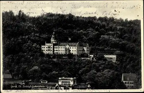 Ak Gera in Thüringen, Schloss Osterstein
