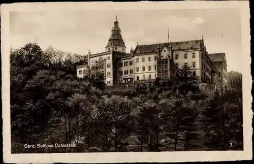 Ak Gera Thüringen, Schloss Osterstein