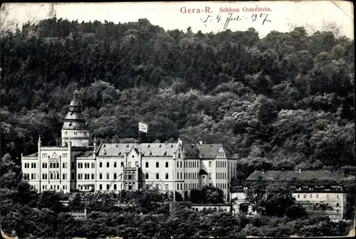 Ak Gera in Thüringen, Schloss Osterstein