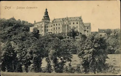 Ak Gera in Thüringen, Schloss Osterstein