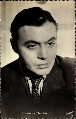 Ak Schauspieler Charles Boyer, Portrait