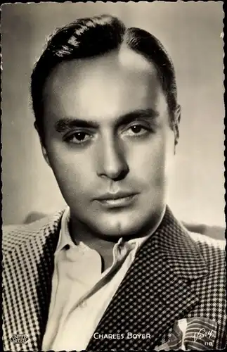 Ak Schauspieler Charles Boyer, Portrait