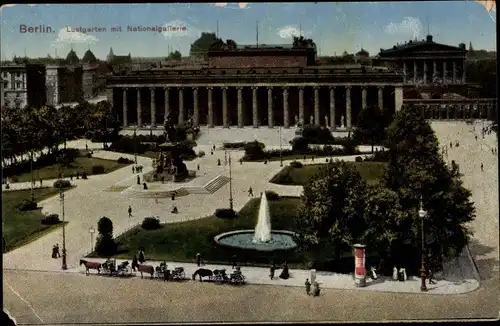 Ak Berlin Mitte, Lustgarten, Nationalgalerie