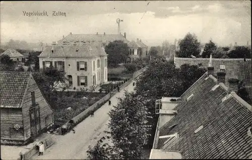 Ak Zetten Gelderland Niederlande, Vogelperspektive