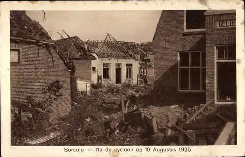 Ak Borculo Berkelland Gelderland Niederlande, Nach dem Zyklon 1925