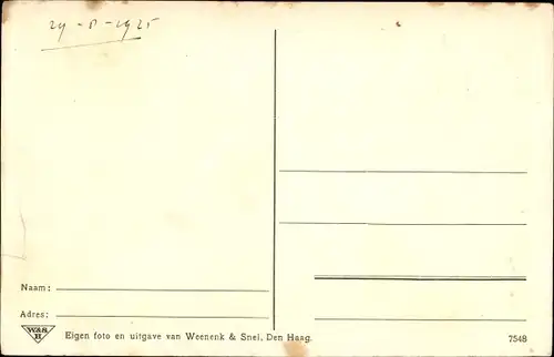 Ak Borculo Berkelland Gelderland Niederlande, Nach dem Zyklon 1925