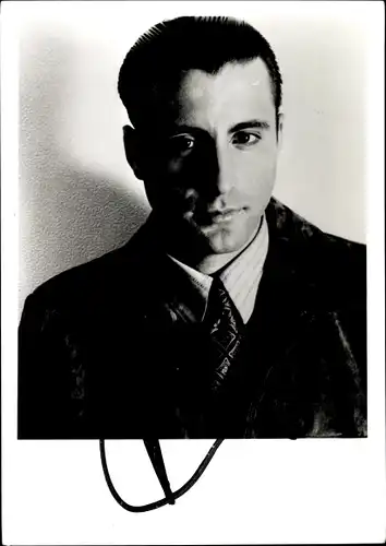 Ak Schauspieler Andy Garcia, Portrait, Autogramm