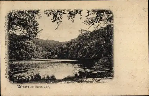 Ak Eutin in Ostholstein, Ukleisee, Ugleisee, Bank, Boot