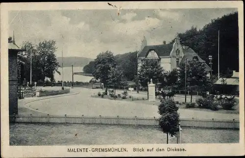 Ak Malente Gremsmühlen Ostholstein, Dieksee, Straßenpartie