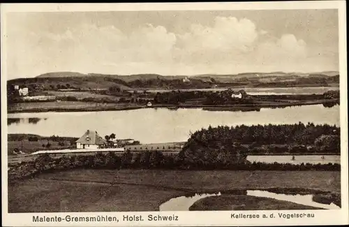 Ak Gremsmühlen Malente in Ostholstein, Kellersee, Panorama