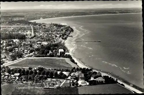 Ak Ostseebad Niendorf Timmendorfer Strand, Luftbild