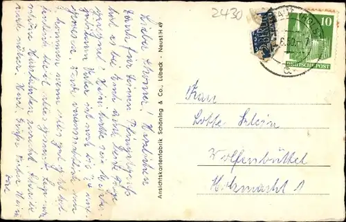 Ak Neustadt in Holstein, Boote, Hafen