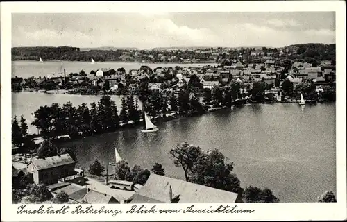 Ak Ratzeburg i. Lauenburg, Totalansicht