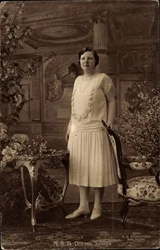 Ak Prinzessin Juliana der Niederlande