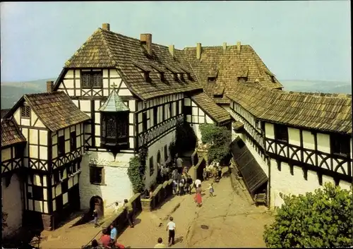 Ak Lutherstadt Eisenach in Thüringen, Wartburg, Vogtei, Nürnberger Erker