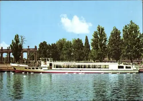 Ak Potsdam, VEB Verkehrsbetriebe, Weiße Flotte, MS Strandbad Ferch