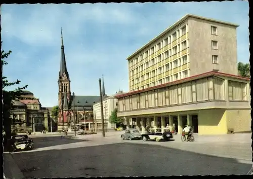 Ak Karl Marx Stadt Chemnitz in Sachsen, Theaterplatz