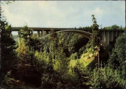 Ak Hermsdorf in Thüringen, Teufelstalbrücke