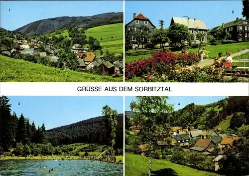 Ak Döschnitz in Thüringen, Sorbitztal, Wittgendorf, Rohrbach