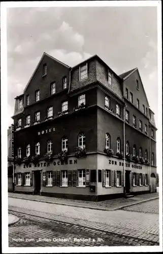 Ak Bendorf am Rhein, Hotel zum roten Ochsen, Hauptstraße 63