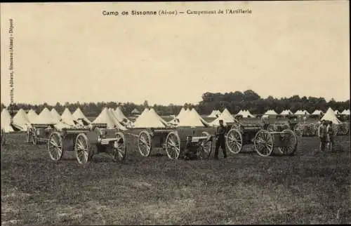 Ak Camp de Sissonne, Artillerielager