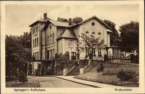 Ak Wolfenbüttel in Niedersachsen, Sprengler's Kaffeehaus