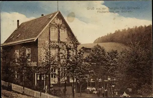 Ak Flockertsholz Gräfrath Solingen, Restauration