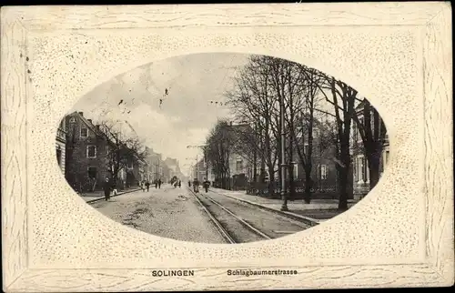 Passepartout Ak Solingen im Bergischen Land, Schlagbaumerstraße