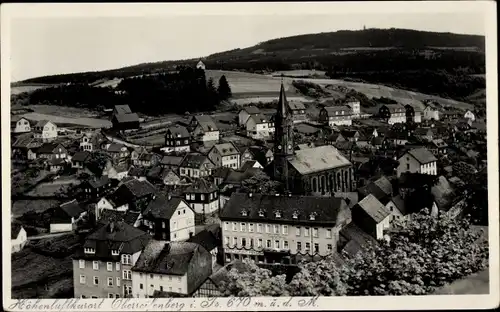 Foto Ak Oberreifenberg Schmitten im Taunus Hessen, Gesamtansicht, Kirche