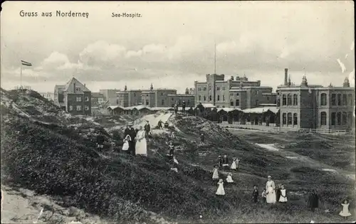 Ak Norderney in Ostfriesland, See-Hospiz